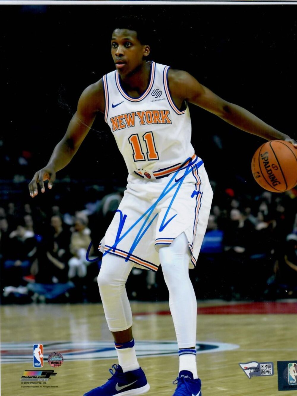 Frank Ntilikina NBA New York Knicks Signed 8X10 Photo Fanatics Certified B268347